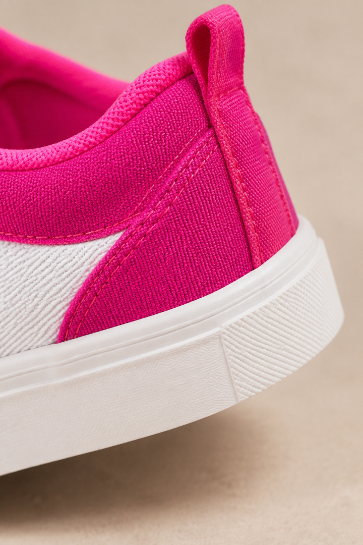 Reagan classic canvas sneakers - heel and sole detail