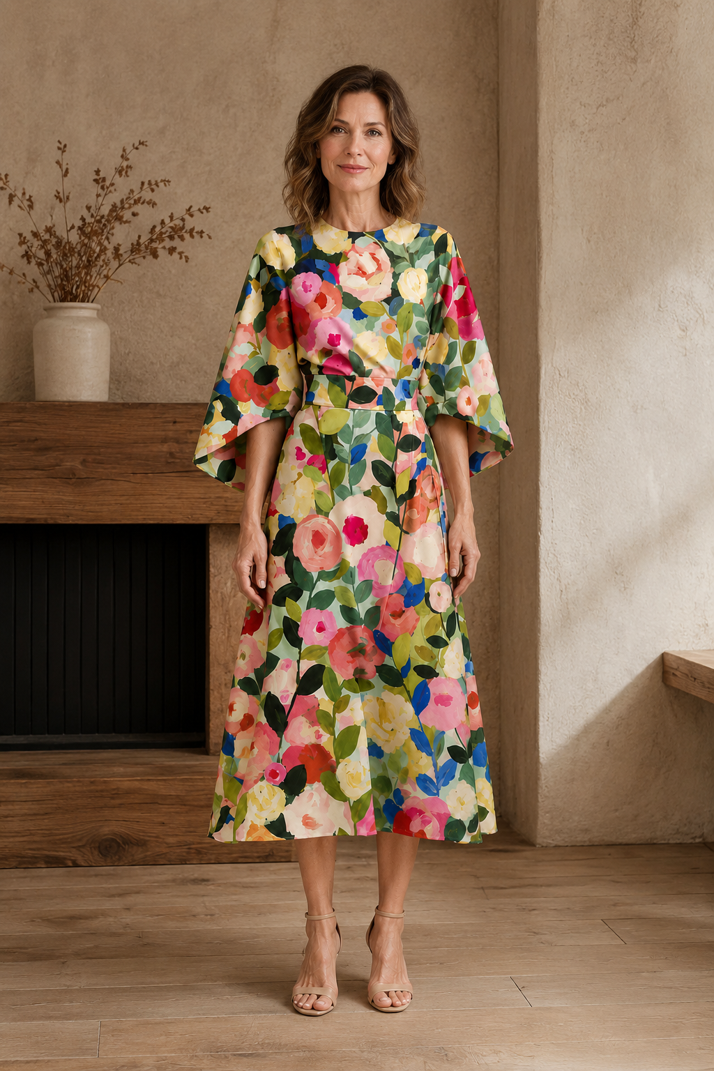 Robin | Elegant Floral Dress