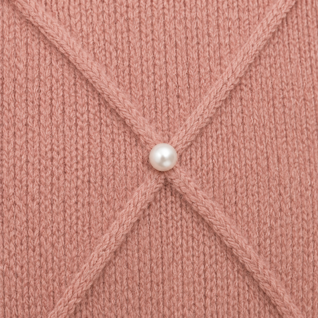 Sierra | Pearl Detail Crew Neck Sweater