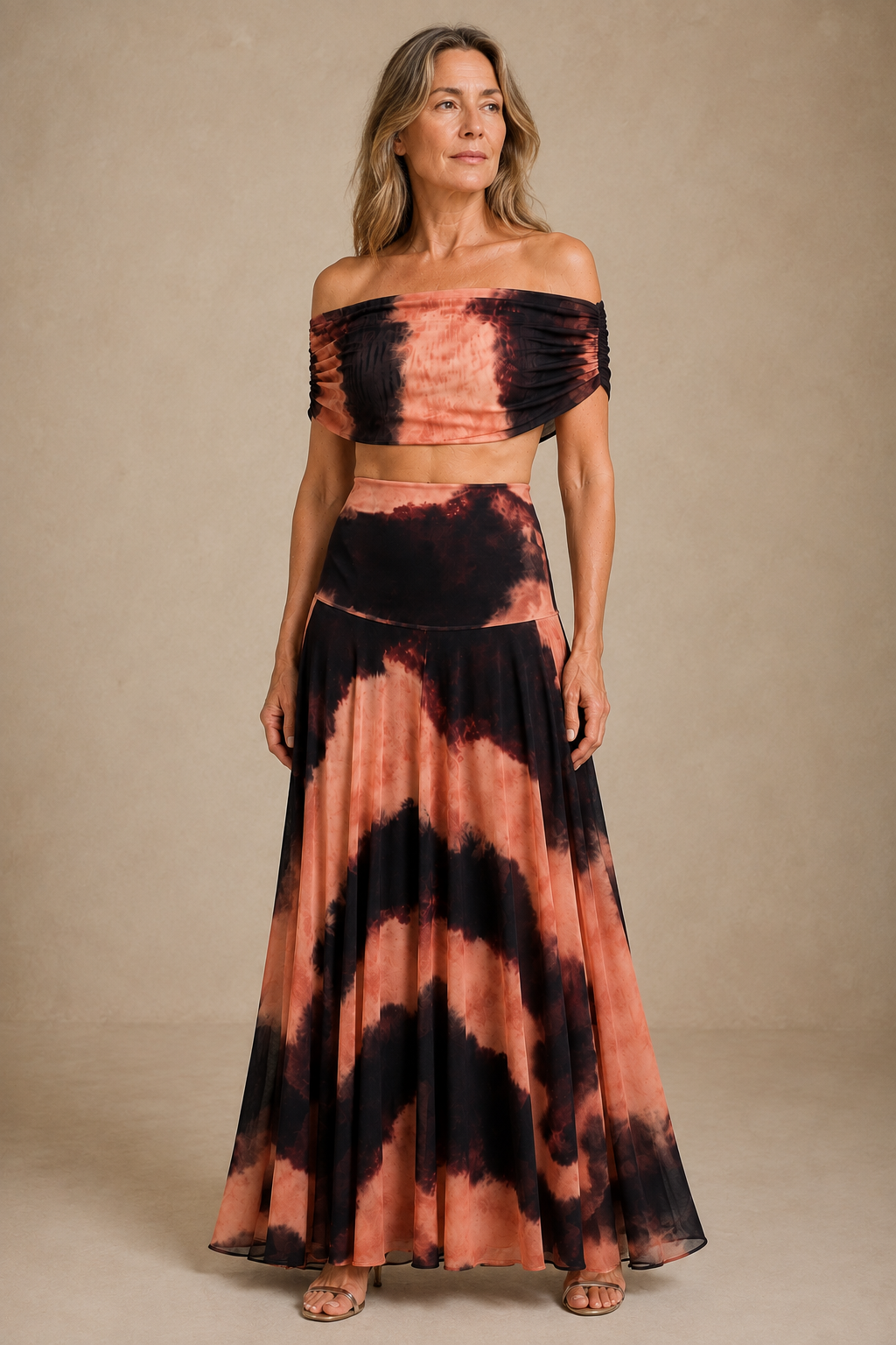 Sheila | Printed Midi Dress