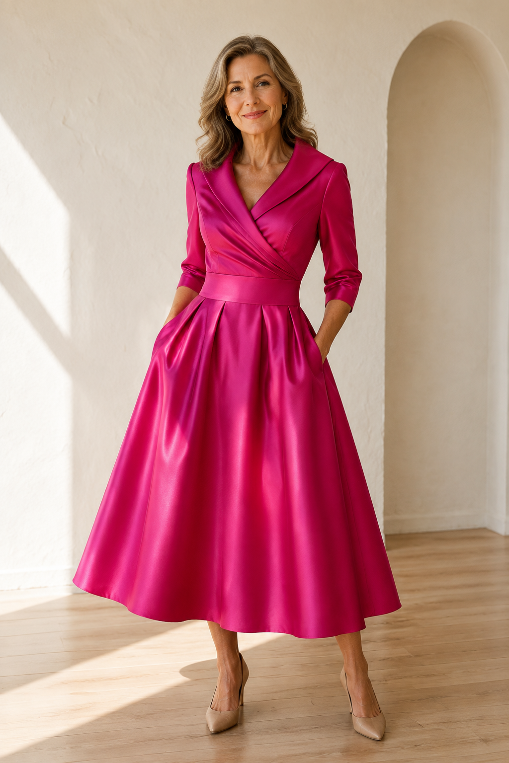 Rachel | Satin A-Line Formal Dress